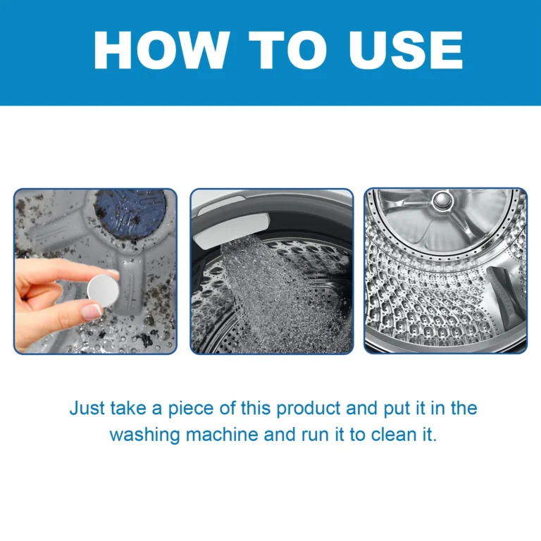 How to use washing machine cleaning tablets